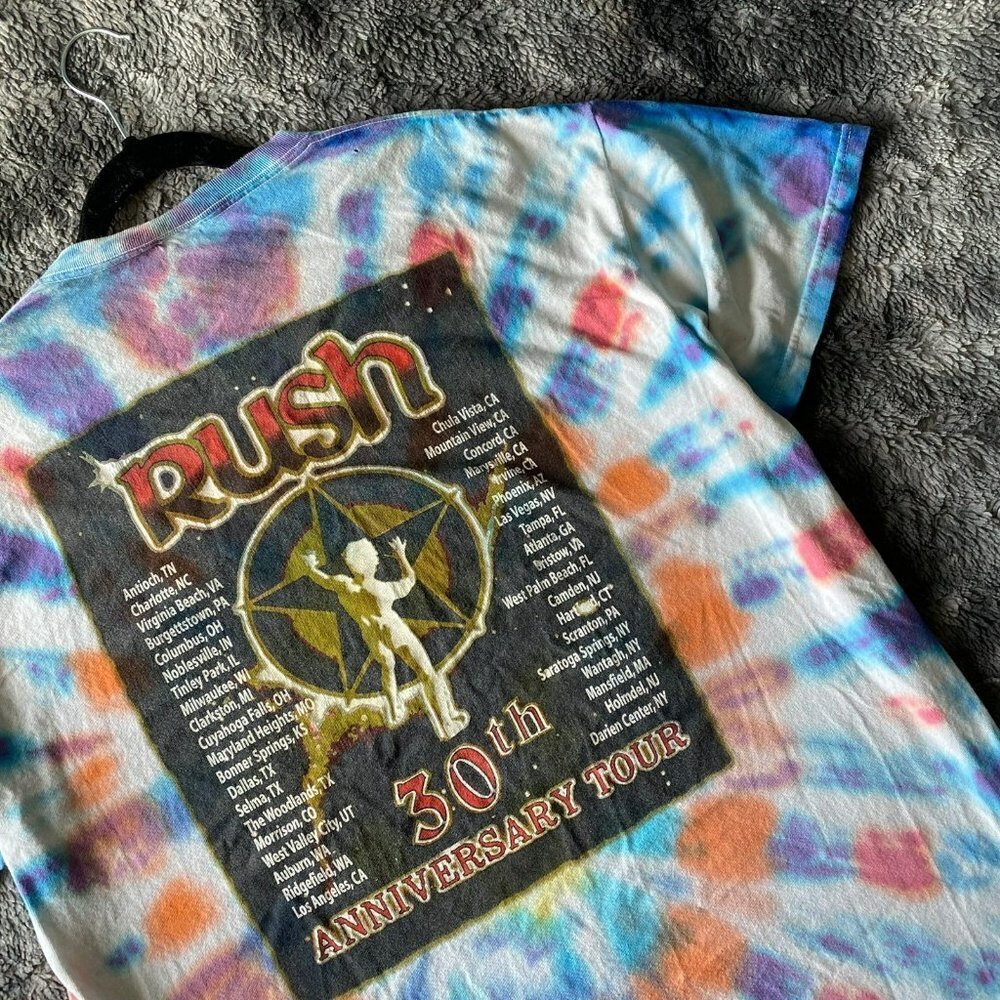 Rush 30th Anniversary Tie Dye Tour Tee - Picture 10 of 12